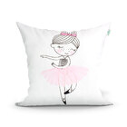 Kit Capa Almofada Estampada Branca 3 Unidades 45cm X 45cm + A