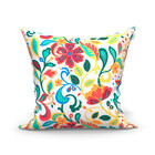 Kit Capa Almofada Estampada Colorida Tecido Jacquard 60cm X 6