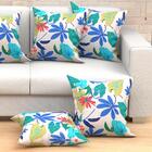 Kit Capa Almofada Floral Estampada Colorida 6 Unidades Grande