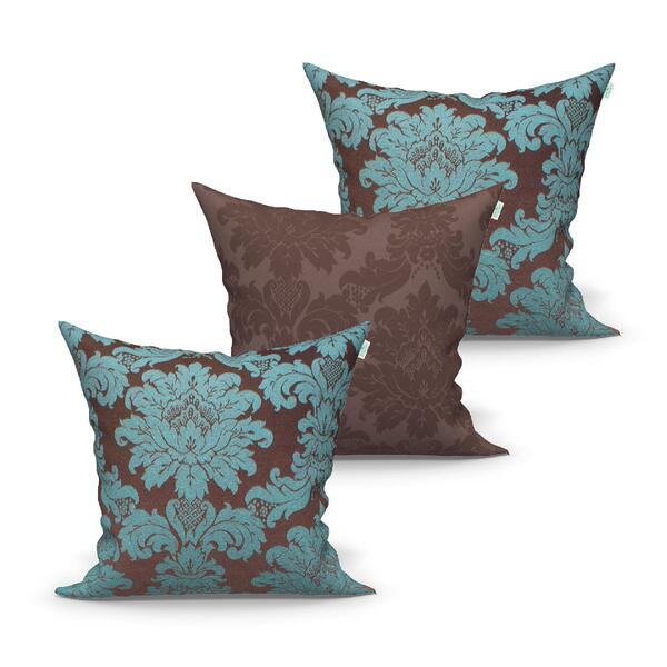 Kit Capa Almofada Grande Riviera 3 Unidades 60cm X 60cm Grand