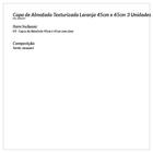 Kit Capa Almofada Laranja Lisa 3 Unidades 45cm X 45cm Tecido