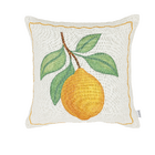 Kit Capa Almofada Quadrada e Retangular Linho Limão Siciliano 45x45|30x50cm 2 unidades