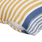 Kit Capa Almofada Quadrada e Retangular Limão Siciliano e Azul 45x45|30x48cm 2 Unidades