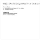 Kit Capa Almofada Para Quarto Estampada Preta Kit 2 Unidades