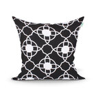 Kit Capa Almofada Preta E Branca Love Kit 2 Unidades 45cm X 4