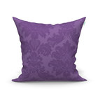 Kit Capa Almofada Roxa Medalhão 2 Unidades Grande 60cm X 60cm