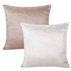 Kit Capa De Almofada 02 Peças Cetim Amassadinho 45x45cm - Ave