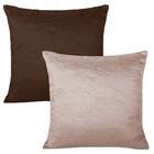 Kit Capa De Almofada 02 Peças Cetim Amassadinho 45x45cm - Ave