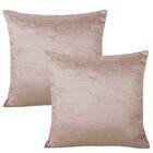 Kit Capa De Almofada 02 Peças Cetim Amassadinho 45x45cm - Ave