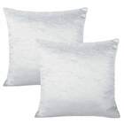 Kit Capa De Almofada 02 Peças Cetim Amassadinho 45x45cm - Bra