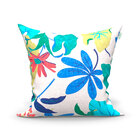 Kit Capa De Almofada Alpes Floral Azul 6 Unidades 45cm X 45cm