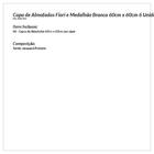 Kit Capa De Almofada Branca E Vermelha Floral Grande 6 Unidad