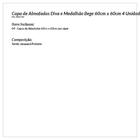 Kit Capa De Almofada Grande Bege Floral 4 Unidades 60cm X 60c