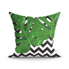 Kit Capa De Almofada Verde Para Sala 3 Unidades 45cm X 45cm C