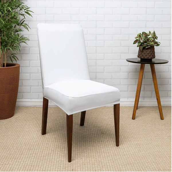 Kit Capa De Cadeira Jantar Elástico 6 Lugares Pronta Entrega