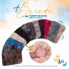 Kit Capa De Sofá Ibi 4 Lugares Retrátil +4 Almofadas +tapete