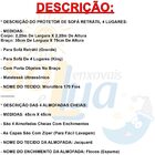 Kit Capa De Sofá Ibi 4 Lugares Retrátil +4 Almofadas +tapete
