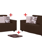 Kit Capa De Sofá Ragnar 2 E 3 Lugares + 4 Almofadas + Tapete