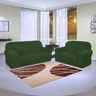 Kit Capa P/ Sofá - Bem Estar - 2 E 3 Lugares - Verde Musgo -