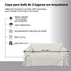Kit Capa Para Sofá De 2 E 3 Lugares Impermeável Acquablock Cr