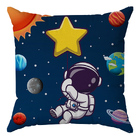 Kit Capas Almofadas Decorativa Astronauta Nº2 45x45 Id Decor