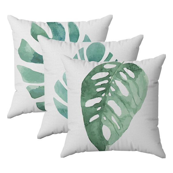 Kit Capas Almofadas Decorativas Aquarela Nº04 45x45 Id Decor