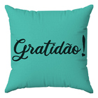 Kit Capas Almofadas Decorativas Gratidão Fé 45x45 - Id Decor