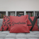 Kit Capas Almofadas Decorativas Gratidão Fé 45x45 - Id Decor