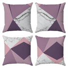 Kit Capas Almofadas Decorativas Mármore 2 45x45 - Id Decor