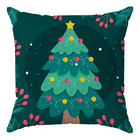 Kit Capas Almofadas Decorativas Noel Feliz 45x45 - Id Decor