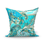 Kit Capas De Almofadas Azul Tiffany Arabesco 45cm X 45cm Jacq