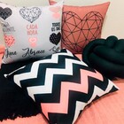 Kit Capas De Almofadas C/ Nó Innovative Abrace 04 Peças