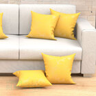 Kit Capas De Almofadas Decorativas Amarelo Medalhão 45cm X 45