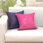 Kit Capas De Almofadas Decorativas Rosa Medalhão Composê 45cm