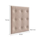 Kit Capitonê Para Berço Retrô 2018  Tecido Pena 01 Areia