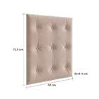 Kit Capitonê Para Berço Retrô Areia