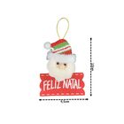 Kit Carinha Papai Noel E Boneco De Neve Placa Feliz Natal Pel