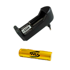 Kit Carregador 3,7v E Bateria 18650 4,2v 9800mah