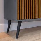 Kit Casa Completa Aparador Buffet Pés Palito Wood New Armário