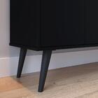 Kit Casa Completa Aparador Buffet Pés Palito Wood New Armário