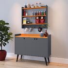 Kit Casa Completa Aparador Buffet Wood New Armário Prateleira