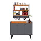 Kit Casa Completa Aparador Buffet Wood New Armário Prateleira