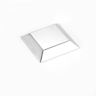 Kit Castiçais Velas Quadradas Ou Redondas Base 5-10-15 Cm Inox