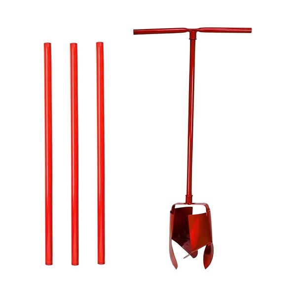 Kit Cavadeira Trado 08pol Cabo Aço Carbono E 03 Extensor