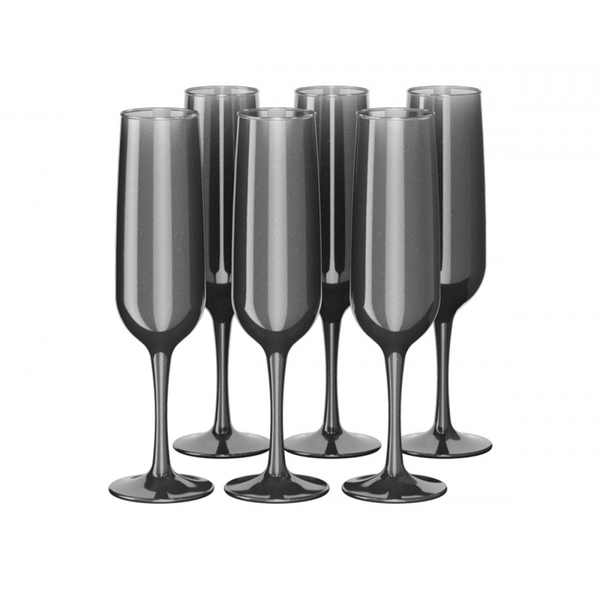 Kit Celebration 6 Taças De Espumante -chumbo