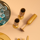 Kit Celebration 6 Taças De Espumante -golden Glitter