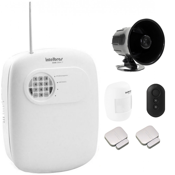 Kit Central De Alarme Intelbras 4 zona