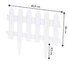 Kit Cerca Decorativa Jardim (4 Peças)cor Mármore Injeplastec