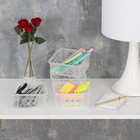 Kit Cestos Organizador Incolor 9,8x13,5x13,1cm 746ML Casar Fit Sanremo