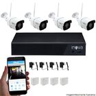 Kit CFTV Wifi 04 Câmeras Inova IP 1.3MP 01 DVR Inova 08 Canai